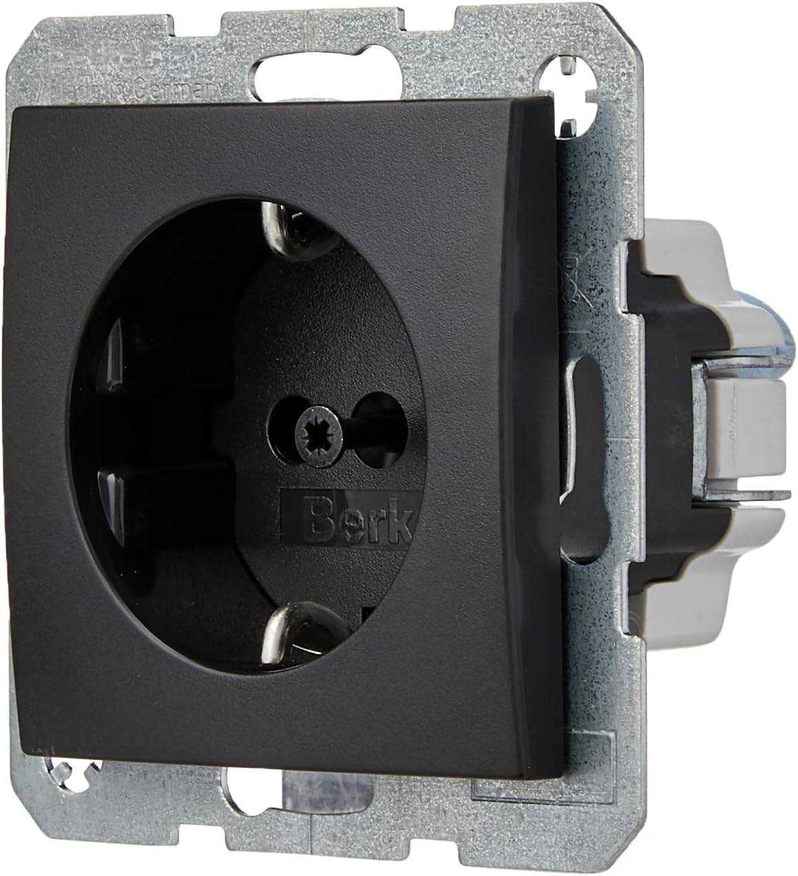 3x Berker 47431606 Steckdose SCHUKO S.1/B.3/B.7 anthrazit, matt Mesch Shop 3x Berker 47431606 Steckdose SCHUKO S.1/B.3/B.7 anthrazit, matt Mesch Shop